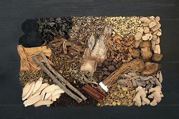 Image showing Traditional Chinese Fundamental Herb Collection