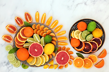Image showing Delicious Fresh Citrus Fruit High in Vitamins