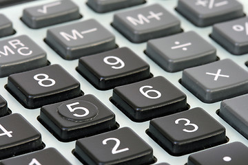 Image showing calculator keyboard