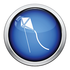 Image showing Kite in sky icon