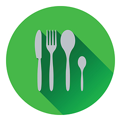 Image showing Silverware set icon