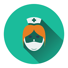 Image showing Nurse head icon