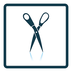 Image showing Tailor scissor icon