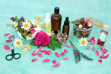 Image showing  Herbal Medicine Preparation for Essential Oils