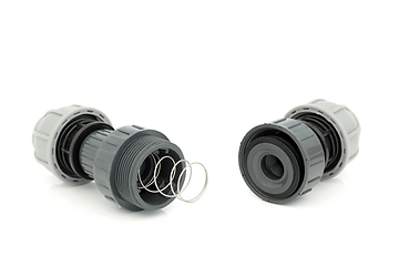 Image showing Plastic Non Return Valve Compression Fitting