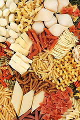 Image showing Assorted Italian Dried Pasta Collection