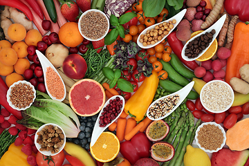 Image showing Plant Based Healthy Antioxidant Foods for Vegans