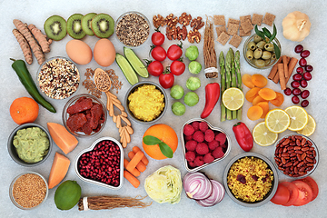 Image showing Immune Boosting Healthy Food