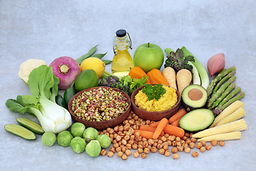 Image showing Immune Boosting Plant Based Vegan Health Food 