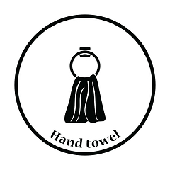 Image showing Hand towel icon