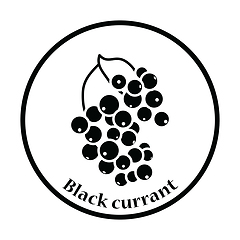 Image showing Icon of Black currant