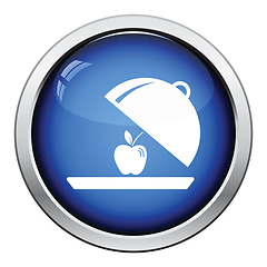 Image showing Apple inside cloche icon