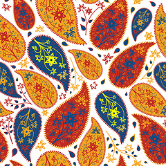 Image showing Seamless Paisley Pattern