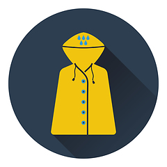 Image showing Icon of raincoat