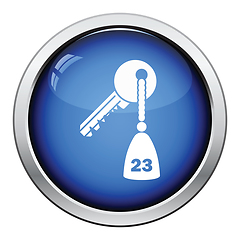 Image showing Hotel room key icon