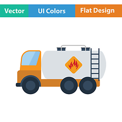 Image showing Fuel tank truck icon