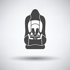 Image showing Baby car seat icon