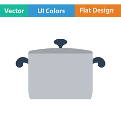 Image showing Kitchen pan icon