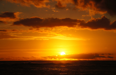 Image showing Hawaii, USA, Sunset