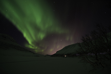 Image showing Northern Lights near Tromso, Norway