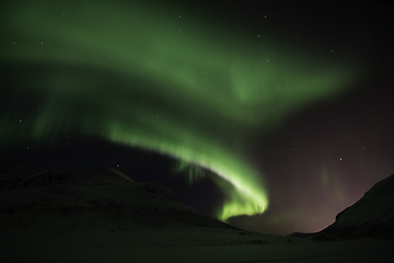 Image showing Northern Lights near Tromso, Norway