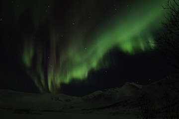 Image showing Northern Lights near Tromso, Norway