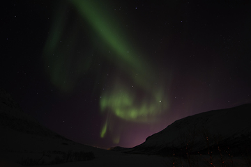 Image showing Northern Lights near Tromso, Norway