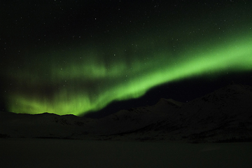 Image showing Northern Lights near Tromso, Norway