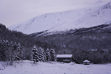 Image showing Sorkjosleira Fjord, Troms, Norway