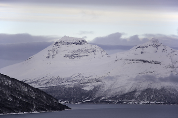 Image showing Sorkjosleira Fjord, Troms, Norway