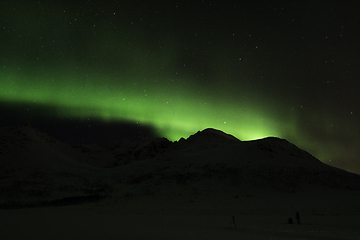 Image showing Northern Lights near Tromso, Norway