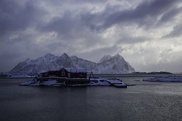 Image showing Svolvaer at the Lofoten, Norway