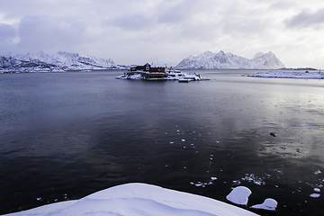 Image showing Svolvaer at the Lofoten, Norway