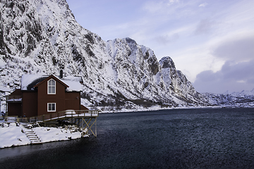 Image showing Svolvaer at the Lofoten, Norway