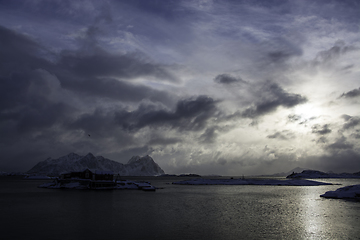 Image showing Svolvaer at the Lofoten, Norway