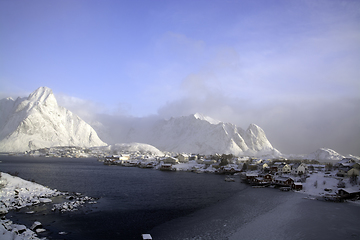 Image showing Morning in Reine at the Lofoten, Norway