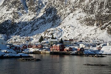 Image showing Village A, Lofoten, Norway