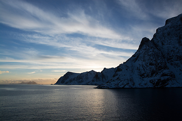 Image showing Sunset at A, Norway