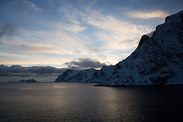 Image showing Sunset at A, Norway