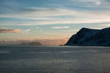 Image showing Sunset at A, Norway