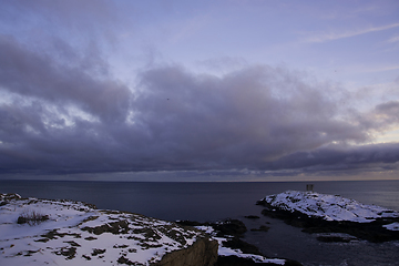 Image showing Sunset at A, Norway