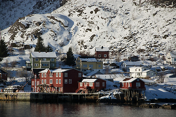Image showing Village A, Lofoten, Norway