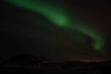 Image showing Northern Lights at Bremnes near Harstad, Norway