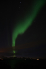 Image showing Northern Lights at Bremnes near Harstad, Norway