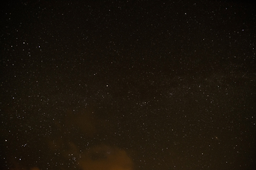 Image showing Starry Sky in Winter in Norway