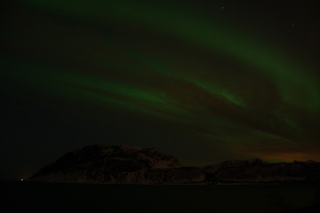 Image showing Northern Lights at Bremnes near Harstad, Norway