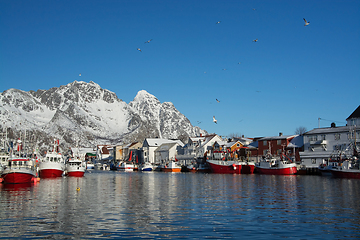 Image showing Henningsvaer, Norway