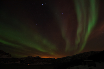 Image showing Northern Lights at Bremnes near Harstad, Norway