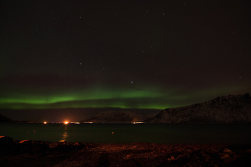 Image showing Northern Lights in Aun near Harstad, Norway