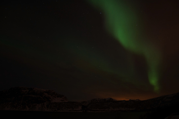 Image showing Northern Lights at Bremnes near Harstad, Norway